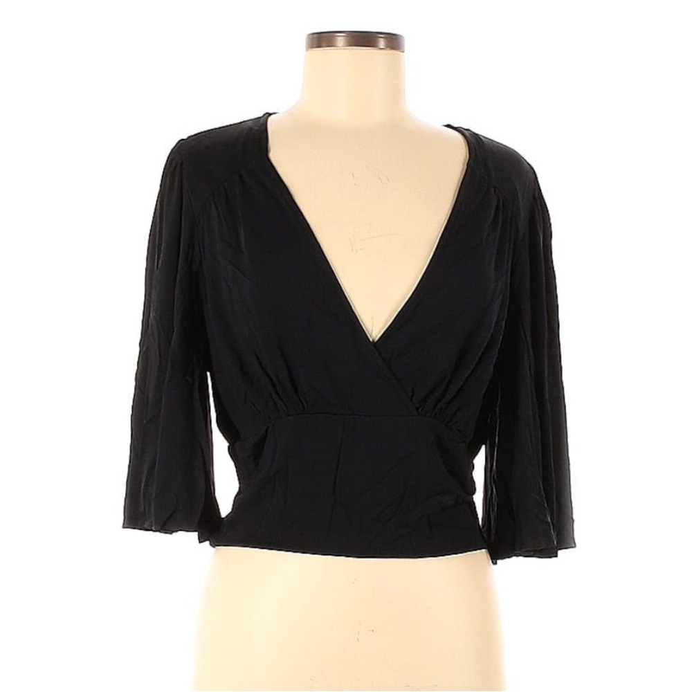 Anthropologie jersey knit batwing sleeve top